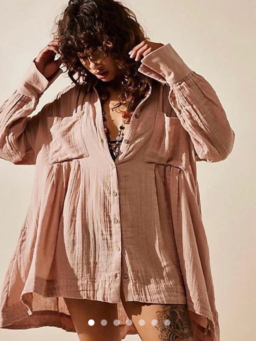 Free People The Voyager Shirt Dress